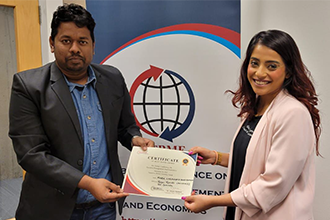 Winner of the Best Paper Award of 9th GCBME 2022, Vancouver - Sana Ramzan, Royal Roads Uni